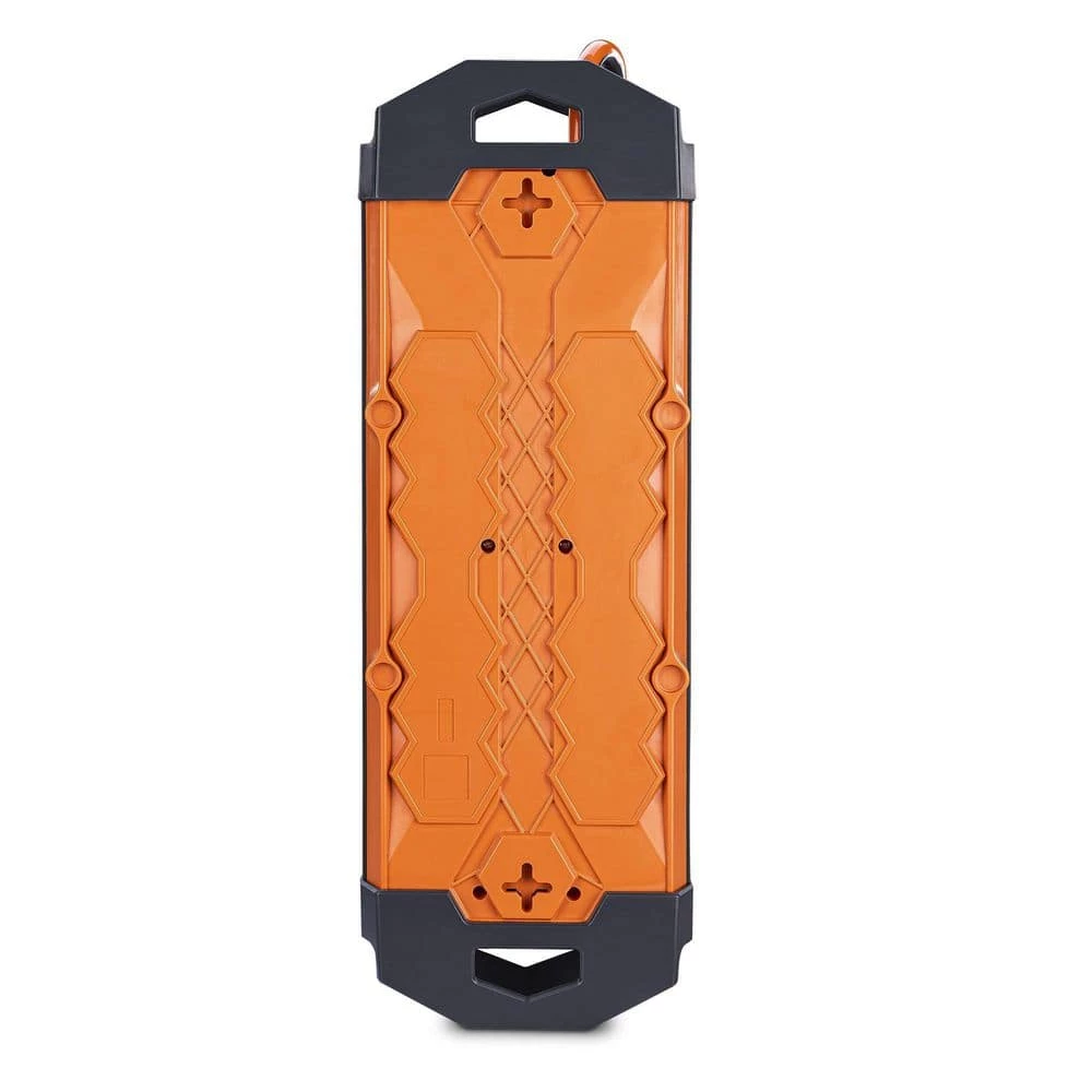 RIDGID 10 ft. Cord 10-Outlet, 2.4 Amp USB-A, 15-Watt USB-C, 4200J Surge Protector 4 RIDGID 10 ft. Cord 10-Outlet, 2.4 Amp USB-A, 15-Watt USB-C, 4200J Surge Protector - Image 4