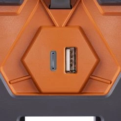 RIDGID 10 ft. Cord 10-Outlet, 2.4 Amp USB-A, 15-Watt USB-C, 4200J Surge Protector 19 RIDGID 10 ft. Cord 10-Outlet, 2.4 Amp USB-A, 15-Watt USB-C, 4200J Surge Protector -Surge Protectors Sales Store orange ridgid surge protectors rg1010uc fa 1000