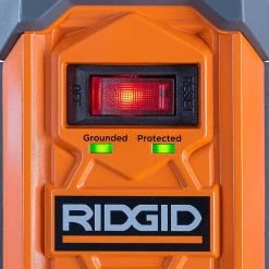 RIDGID 8 ft. Cord 6-Outlet 2 USB-A 2100J Surge Protector -Surge Protectors Sales Store orange ridgid surge protectors rg608u fa 1000