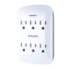 Philips 6-Outlet Surge Protector Tap