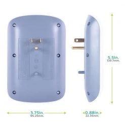 Philips 3-Outlet Surge Protector Tap with 2-USB Charging Ports in White -Surge Protectors Sales Store philips surge protectors spp6233wb 37 1f 1000