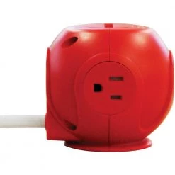 Accell Power Cutie 6 ft. 3-Outlet Red Surge Protector with USB Charging Ports 7 Accell Power Cutie 6 ft. 3-Outlet Red Surge Protector with USB Charging Ports -Surge Protectors Sales Store red accell surge protectors d080b 049c 4f 1000