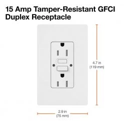 Lutron Satin Colors 15-Amp Tamper-Resistant GFCI Duplex Receptacle - Taupe 10 Lutron Satin Colors 15-Amp Tamper-Resistant GFCI Duplex Receptacle - Taupe -Surge Protectors Sales Store taupe lutron electrical outlets receptacles scr 15 gfst tp 1d 1000
