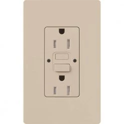 Lutron Satin Colors 15-Amp Tamper-Resistant GFCI Duplex Receptacle - Taupe 11 Lutron Satin Colors 15-Amp Tamper-Resistant GFCI Duplex Receptacle - Taupe -Surge Protectors Sales Store taupe lutron electrical outlets receptacles scr 15 gfst tp 66 1000