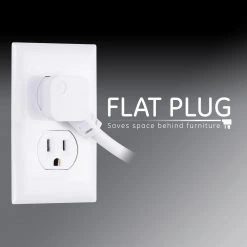 10 ft. 16/3 6-Outlet 800J Surge Protector Power Strip Extension Cord, White -Surge Protectors Sales Store white 10 ft cord ge surge protectors 14092 1f 1000