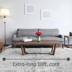 10 ft. 16/3 6-Outlet 800J Surge Protector Power Strip Extension Cord, White -Surge Protectors Sales Store white 10 ft cord ge surge protectors 14092 4f 1000