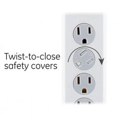 4-Outlet 2 USB Port Surge Protector with 6 ft. Cord, White 13 4-Outlet 2 USB Port Surge Protector with 6 ft. Cord, White -Surge Protectors Sales Store white 6 ft ge surge protectors 36391 76 1000