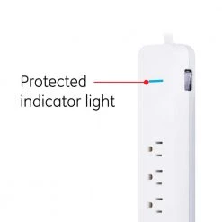 25 ft. 16/3 7-Outlet 800J Surge Protector Power Strip Extension Cord, White 9 25 ft. 16/3 7-Outlet 800J Surge Protector Power Strip Extension Cord, White -Surge Protectors Sales Store white 7 outlets 25 ft cord ge surge protectors 36361 1f 1000