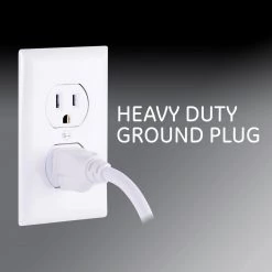 25 ft. 16/3 7-Outlet 800J Surge Protector Power Strip Extension Cord, White 10 25 ft. 16/3 7-Outlet 800J Surge Protector Power Strip Extension Cord, White -Surge Protectors Sales Store white 7 outlets 25 ft cord ge surge protectors 36361 44 1000