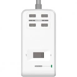 Accell Power U 6 ft. 6-Outlet Power Station with Surge Protector 8 Accell Power U 6 ft. 6-Outlet Power Station with Surge Protector -Surge Protectors Sales Store white accell surge protectors d080b 045f 1f 1000