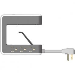 Accell Power U 6 ft. 6-Outlet Power Station with Surge Protector 7 Accell Power U 6 ft. 6-Outlet Power Station with Surge Protector -Surge Protectors Sales Store white accell surge protectors d080b 045f 4f 1000