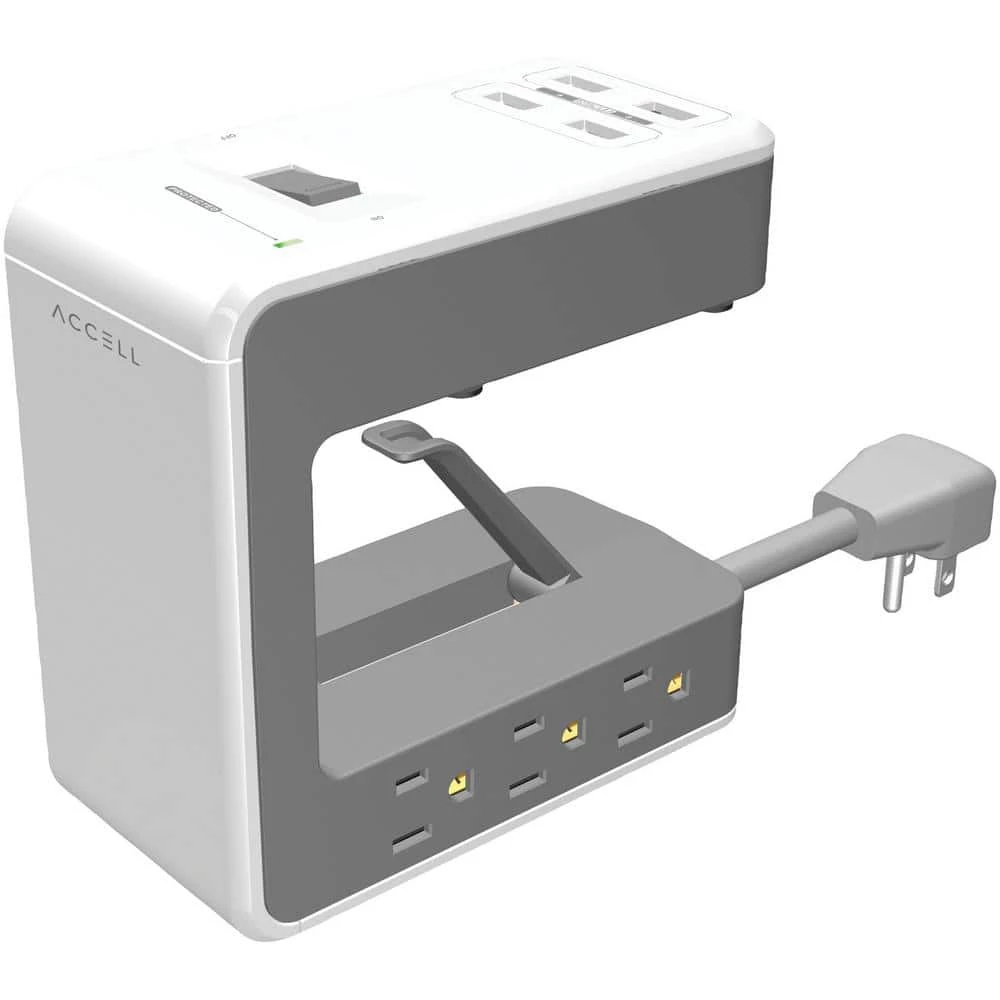 Accell Power U 6 ft. 6-Outlet Power Station with Surge Protector 2 Accell Power U 6 ft. 6-Outlet Power Station with Surge Protector - Image 2