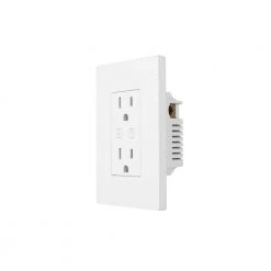 Commercial Electric 15 Amp 120-Volt Smart Hubspace Tamper Resistant Duplex Outlet, White 10 Commercial Electric 15 Amp 120-Volt Smart Hubspace Tamper Resistant Duplex Outlet, White -Surge Protectors Sales Store white commercial electric electrical outlets receptacles hpka315cwb 40 1000