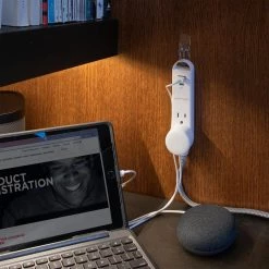 CyberPower 6 ft. 15-Watt 3-Outlet Surge Protector USB-A 2.4 Amp USB-C 400 Joules Braid Cord -Surge Protectors Sales Store white cyberpower surge protectors gc306uchd 31 1000