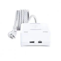 CyberPower 5 ft. 1 USB-A, 1 USB-C 2-Outlet Surge Protector with Qi Charge