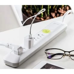 EasyLife Tech 6 ft, 6-Outlet, Power Strip Surge Protector - White -Surge Protectors Sales Store white easylife tech surge protectors 0 2517 4f 1000