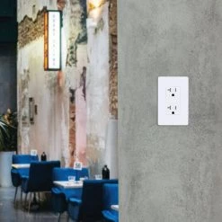 Faith Decorator Receptacle 20 Amp 125-Volt Tamper-Resistant NEMA5-20R Commercial Grade Duplex Outlet, White (10-Pack) -Surge Protectors Sales Store white faith electrical outlets receptacles ssre4tr wh 10 1d 1000