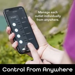 Geeni Surge+Charge Smart Wi-Fi 4-Outlet 2-USB Surge Protector -Surge Protectors Sales Store white geeni smart outlets gn sw023 199 c3 1000
