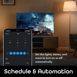 Geeni Surge Mini 3 Outlet Smart Wi-Fi Surge Protector 3 ft. Flexible Fabric Cable No Hub Required Alexa Google Voice Control -Surge Protectors Sales Store white geeni surge protectors gn sw004 199 fa 1000