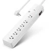 IHome Flow 3 ft. 6-Outlets Smart Surge Protector