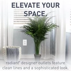 Legrand radiant 15 Amp 125-Volt Tamper Resistant Decorator Duplex Outlet, White (10-Pack) -Surge Protectors Sales Store white legrand electrical outlets receptacles 885trwcp7 44 1000