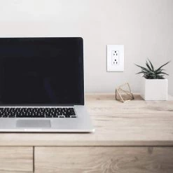 Legrand radiant 15 Amp 125-Volt Tamper Resistant Decorator Duplex Outlet, White (10-Pack) -Surge Protectors Sales Store white legrand electrical outlets receptacles 885trwcp7 4f 1000