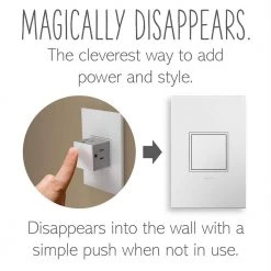 Legrand adorne 20 Amp 125-Volt Tamper Resistant 1-Gang Pop-Out Outlet, White -Surge Protectors Sales Store white legrand electrical outlets receptacles arptr201gw2 44 1000