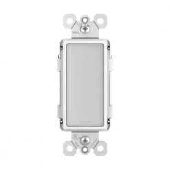 Legrand radiant 125-Volt Full Night Light Decorator Duplex Outlet, White