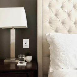 Legrand radiant 15 Amp 125-Volt Decorator Duplex Outlet with 6.0 Amp Type A/C USB, White -Surge Protectors Sales Store white legrand electrical outlets receptacles r26usbac6wccv6 66 1000