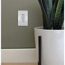Legrand radiant 15 Amp 125-Volt Decorator Duplex Outlet with 6.0 Amp Type C/C USB, White -Surge Protectors Sales Store white legrand electrical outlets receptacles r26usbcc6wccv6 66 1000