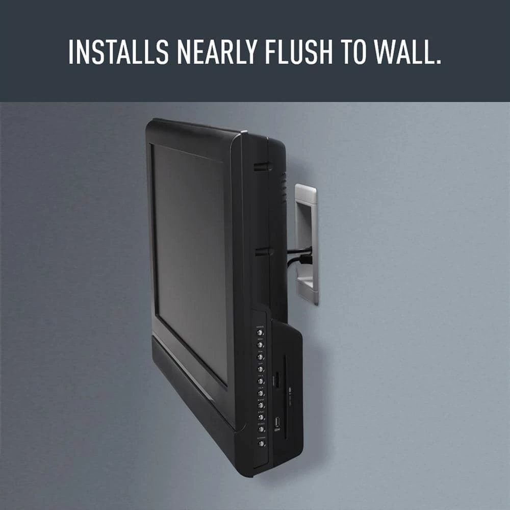 Legrand Pass & Seymour 1 Gang Recessed TV Media Box Kit with Surge Suppressing Outlet and Low Voltage Inserts, White 6 Legrand Pass & Seymour 1 Gang Recessed TV Media Box Kit with Surge Suppressing Outlet and Low Voltage Inserts, White - Image 6