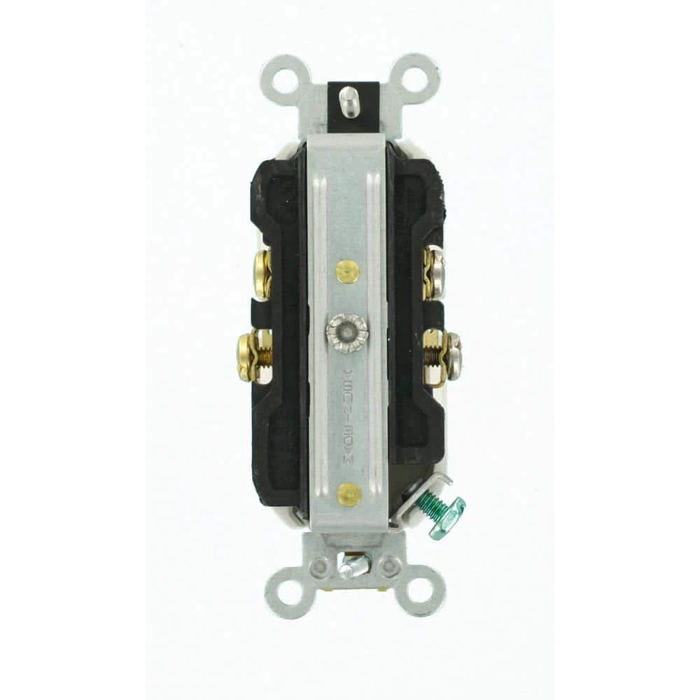 Leviton 20 Amp Commercial Grade Duplex Outlet, White (10-Pack) 4 Leviton 20 Amp Commercial Grade Duplex Outlet, White (10-Pack) - Image 4