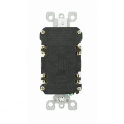 Leviton 15 Amp Self-Test SmartlockPro Slim GFCI Duplex Outlet, White (3-Pack) -Surge Protectors Sales Store white leviton electrical outlets receptacles m02 gfnt1 03w 66 1000