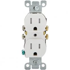 Leviton 15 Amp Tamper-Resistant Duplex Outlet, White (10-Pack) 17 Leviton 15 Amp Tamper-Resistant Duplex Outlet, White (10-Pack) -Surge Protectors Sales Store white leviton electrical outlets receptacles m22 t5320 wmp 1f 1000