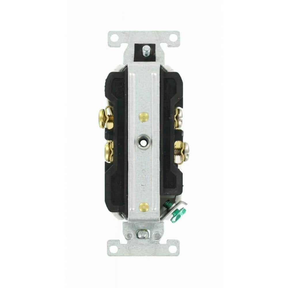 Leviton 15 Amp Commercial Grade Tamper Resistant Duplex Outlet, White (10-Pack) 4 Leviton 15 Amp Commercial Grade Tamper Resistant Duplex Outlet, White (10-Pack) - Image 4