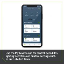 Leviton Decora Smart Wi-Fi Tamper Resistant 15A Duplex Outlet (2nd Gen) Works with Alexa/Google/HomeKit and Anywhere Companions -Surge Protectors Sales Store white leviton electrical outlets receptacles r02 d215r 1rw 4f 1000
