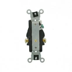 Leviton 20 Amp Commercial Grade Double-Pole Single Outlet, White -Surge Protectors Sales Store white leviton electrical outlets receptacles r52 05821 0ws 1d 1000