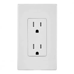Leviton Decora 15 Amp Tamper Resistant Duplex Outlet, White 9 Leviton Decora 15 Amp Tamper Resistant Duplex Outlet, White -Surge Protectors Sales Store white leviton electrical outlets receptacles r57 t5325 0dw c3 1000