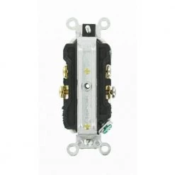 Leviton 15 Amp Commercial Grade Duplex Outlet, White -Surge Protectors Sales Store white leviton electrical outlets receptacles r62 cbr15 00w 66 1000