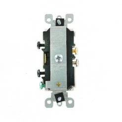 Leviton Decora 15 Amp Tamper Resistant Combo Switch and Outlet, White -Surge Protectors Sales Store white leviton electrical outlets receptacles r62 t5625 0ws 1d 1000