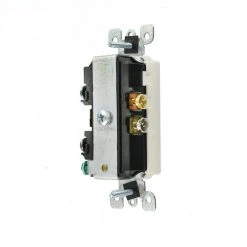 Leviton Decora 15 Amp Tamper Resistant Combo Switch and Outlet, White -Surge Protectors Sales Store white leviton electrical outlets receptacles r62 t5625 0ws c3 1000