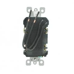 Leviton 15 Amp 125-Volt Combo Self-Test Tamper-Resistant GFCI Outlet and Switch, White -Surge Protectors Sales Store white leviton electrical outlets receptacles r92 gfsw1 0kw 77 1000