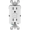 Leviton 15 Amp 125-Volt Duplex Self-Test Tamper Resistant/Weather Resistant GFCI Outlet, White