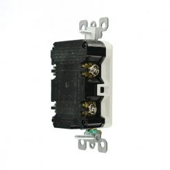 Leviton 20 Amp 125-Volt Combo Self-Test Blank Face GFCI Outlet, White 15 Leviton 20 Amp 125-Volt Combo Self-Test Blank Face GFCI Outlet, White -Surge Protectors Sales Store white leviton electrical outlets receptacles r98 gfrbf 0kw 1f 1000