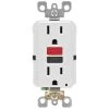 Leviton 15 Amp 125-Volt Self-Test Tamper Resistant GFCI Outlet, White