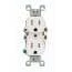 Leviton 15 Amp Tamper-Resistant Duplex Outlet, White