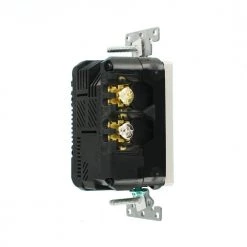 Leviton 20 Amp 125-Volt Decora Combination Duplex Outlet and USB Charger, White (3-Pack) -Surge Protectors Sales Store white leviton electrical outlets receptacles vb1 t5832 thd 40 1000