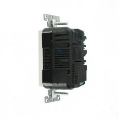 Leviton 20 Amp 125-Volt Decora Combination Duplex Outlet and USB Charger, White (3-Pack) -Surge Protectors Sales Store white leviton electrical outlets receptacles vb1 t5832 thd a0 1000