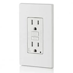 Leviton 15 Amp Tamper Resistant AFCI Outlet, White (10-Pack) -Surge Protectors Sales Store white leviton electrical outlets receptacles vw1 aftr1 hw1 1f 1000