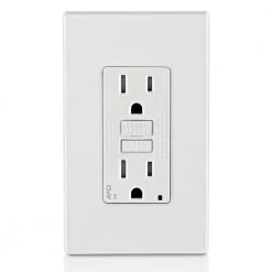Leviton 15 Amp Tamper Resistant AFCI Outlet, White (10-Pack) -Surge Protectors Sales Store white leviton electrical outlets receptacles vw1 aftr1 hw1 4f 1000